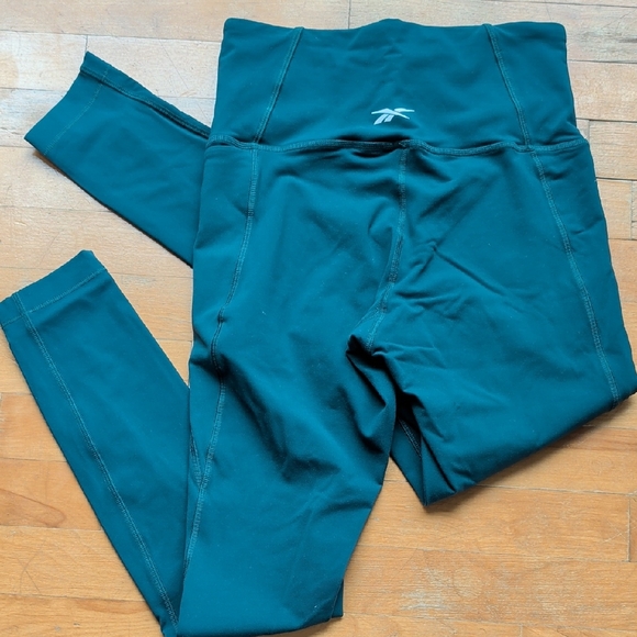Reebok Pants - Reebok Teal High-Waist Active Leggings